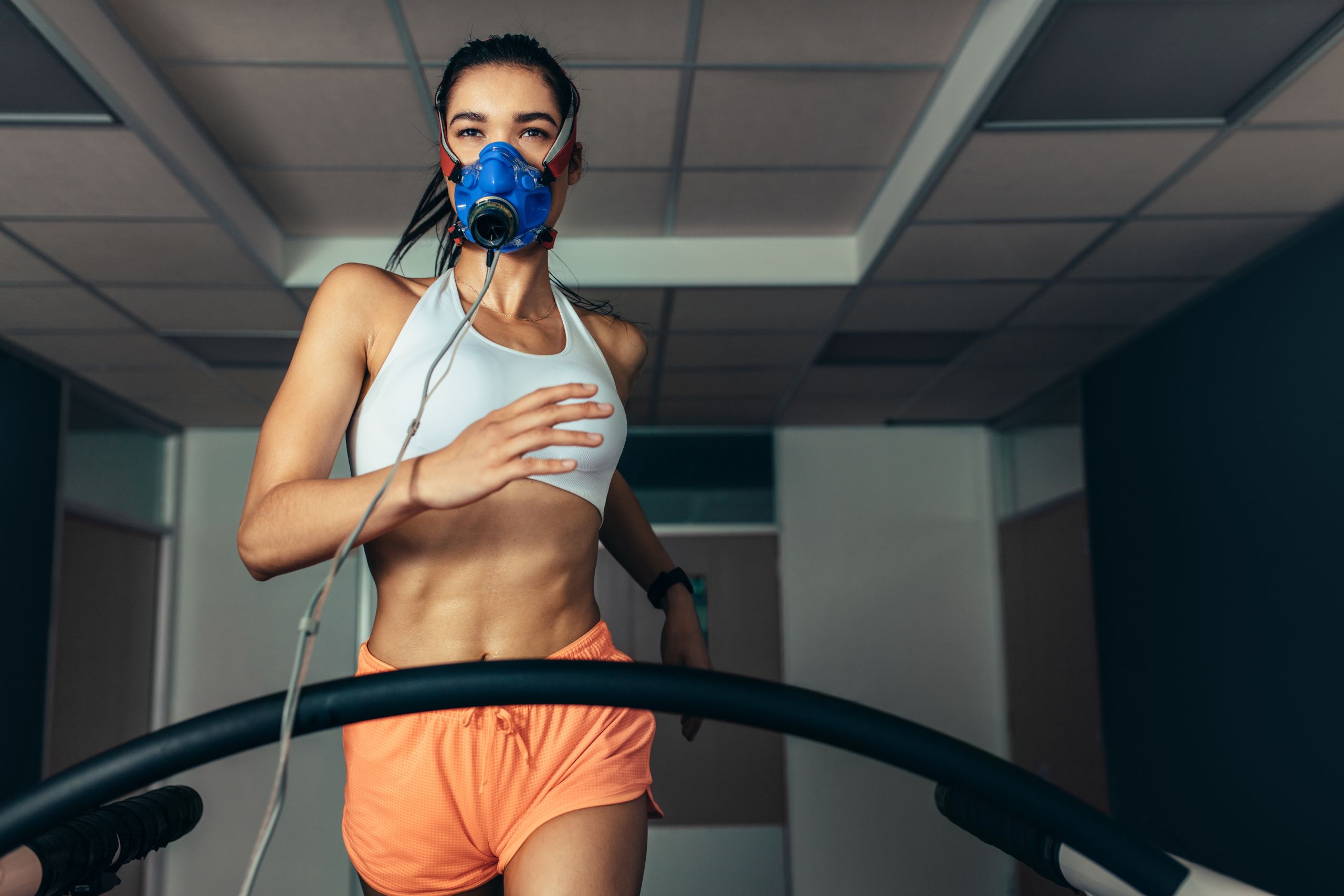 Proven By Science Female subject running on a force-instrumented treadmill while wearing the XO-SOLE PRO insoles.