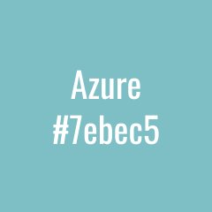 Azure Azure color block.