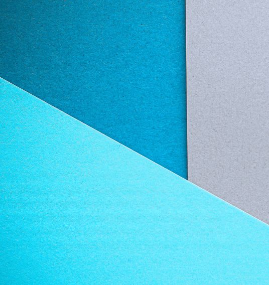 A block image with vivid azure, azure, and gray.